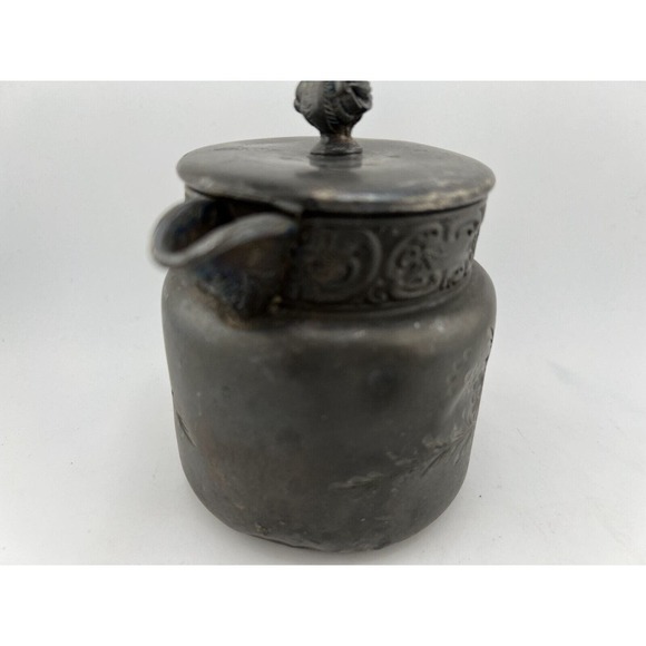 Vintage Warren Silver Plate Co. Tableware Antique Floral Silver-Plated Tea Pot‎ - Picture 3 of 8